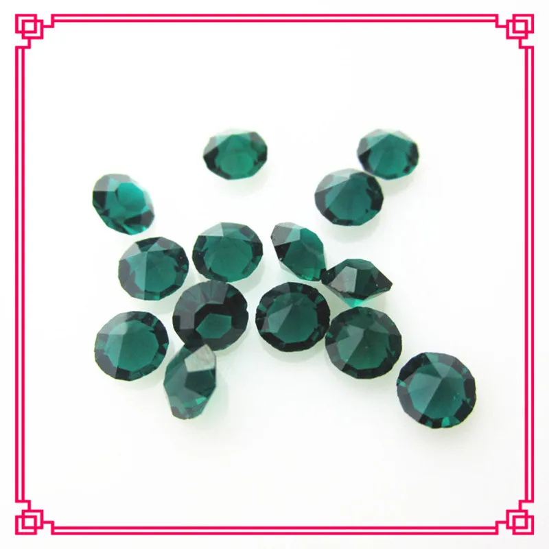 

Hot Selling 100pcs 5mm 4mm Dark Green Crystal May Birthstone Floating Charms Living Glass Memory Lockets Charm DIY Jewelry