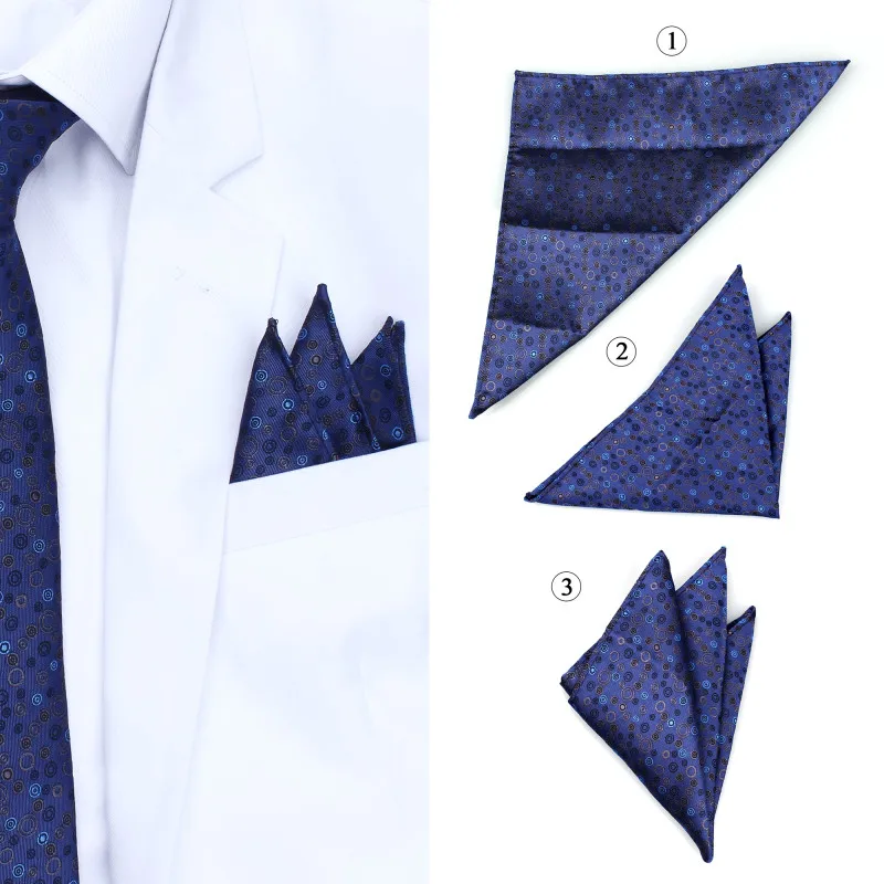 HAWSON Colorful Pattern Necktie Set with Pocket Square Tie-Clip and Button Cover Cuff-links Hot Selling | Аксессуары для одежды