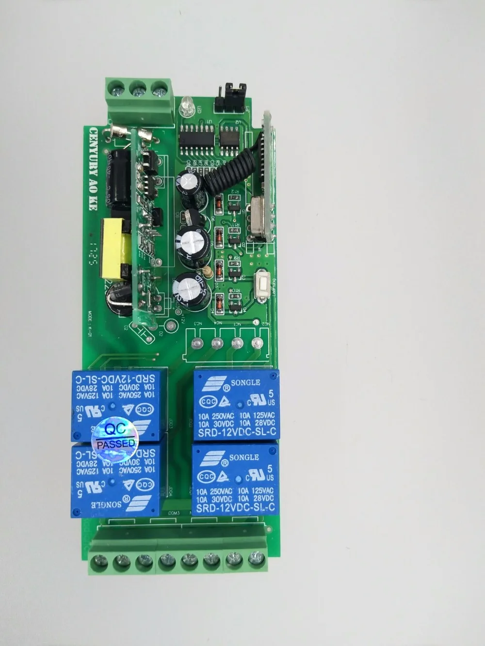 Лучший 10A 1000 w AC 85 v~ 250 V 110 V 220 V 230 V 4CH беспроводной пульт дистанционного управления реле выход радио RF 4* передатчик и 1 приемник