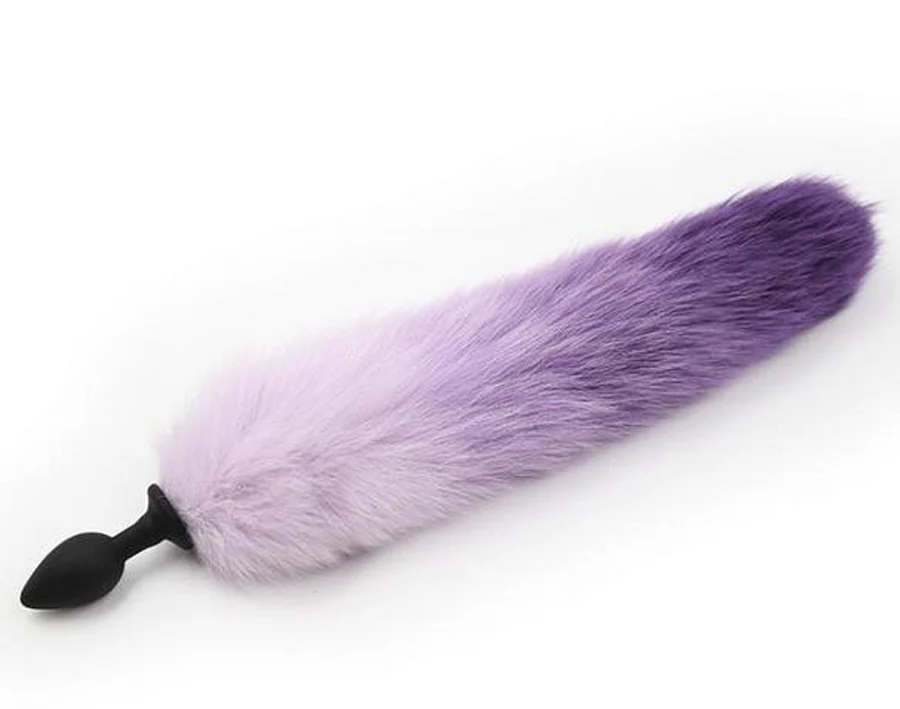 Erotic Fox Tail Anal Plug Silicone/ Metal Butt Fetish Sexy Sex Toys For Women Adult Products |
