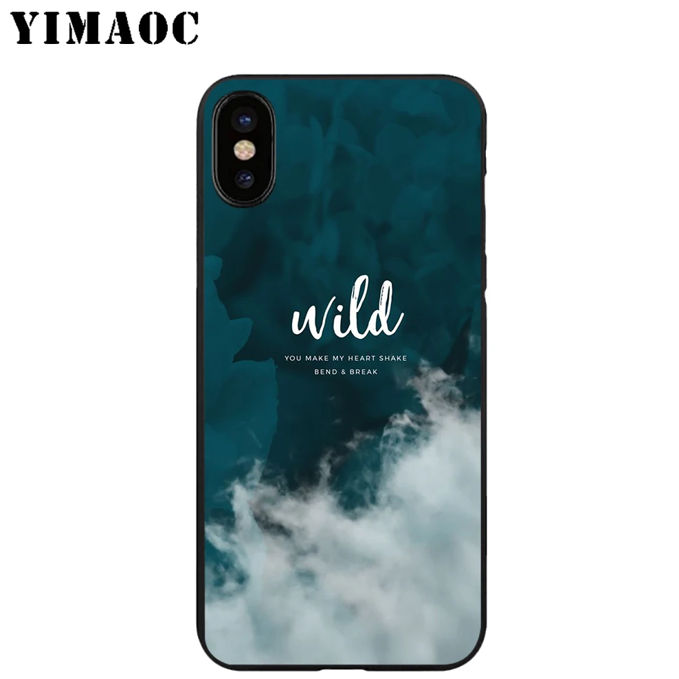 YIMAOC Troye Sivan New Album Soft TPU Black Silicone Case for iPhone X or 10 8 7 6 6S Plus 5 5S SE Xr Xs Max |