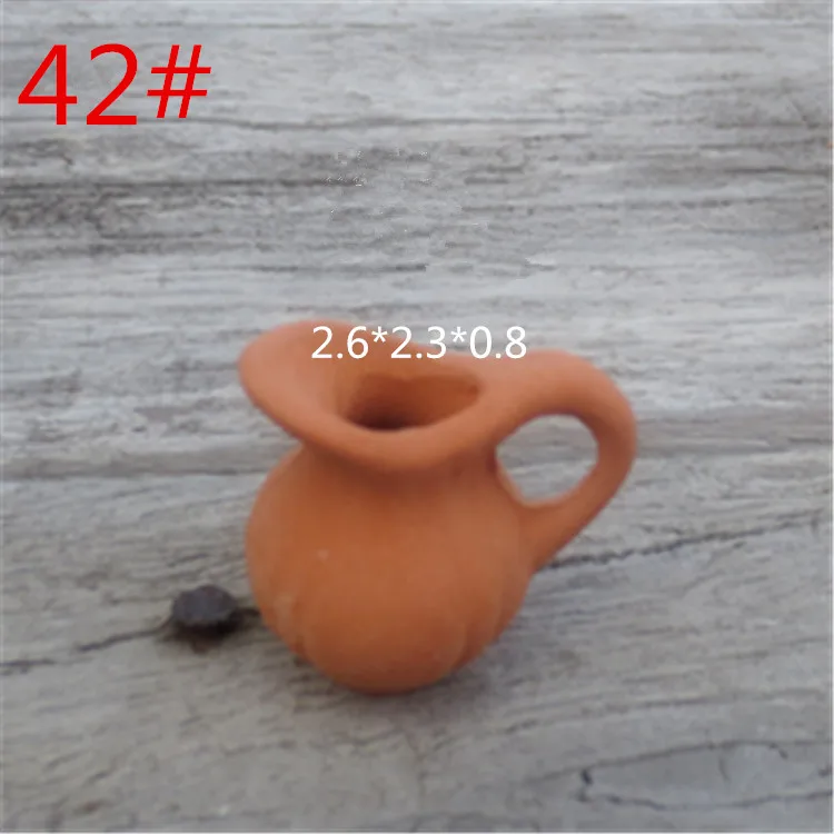 3Pcs NO.42 3 шт./лот Mdollhouse миниатюрные виды красной глины грубая керамика мини красная керамика цветочный горшок мясистое растение цветы Terra-cotta горшок - Цвет: 3Pcs NO.42
