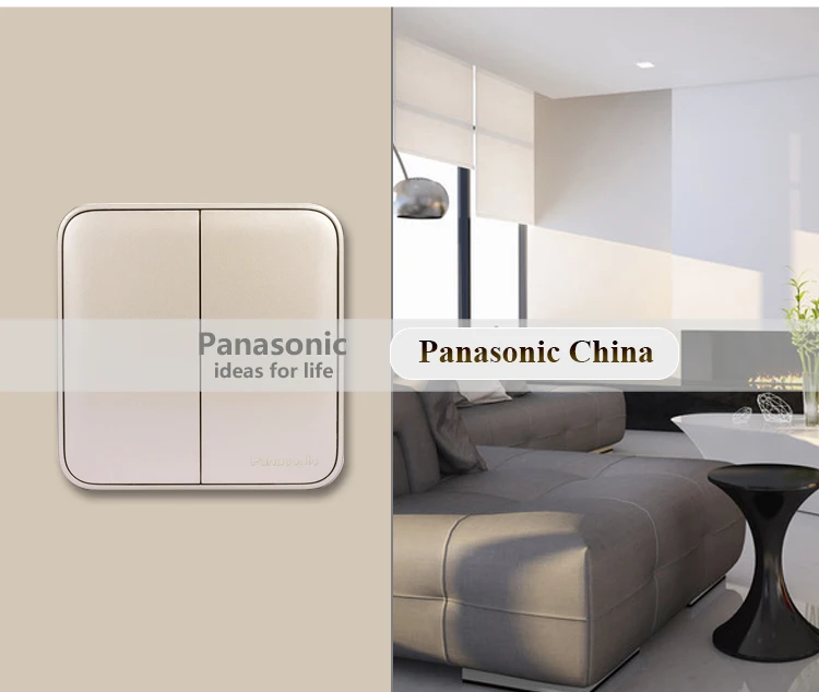 Panasonic переключатель 1, 2, 3, 4 банды, 1, 2 позиционный светильник, случайное нажатие на/выключение, домашний настенный переключатель с светодиодный индикатором