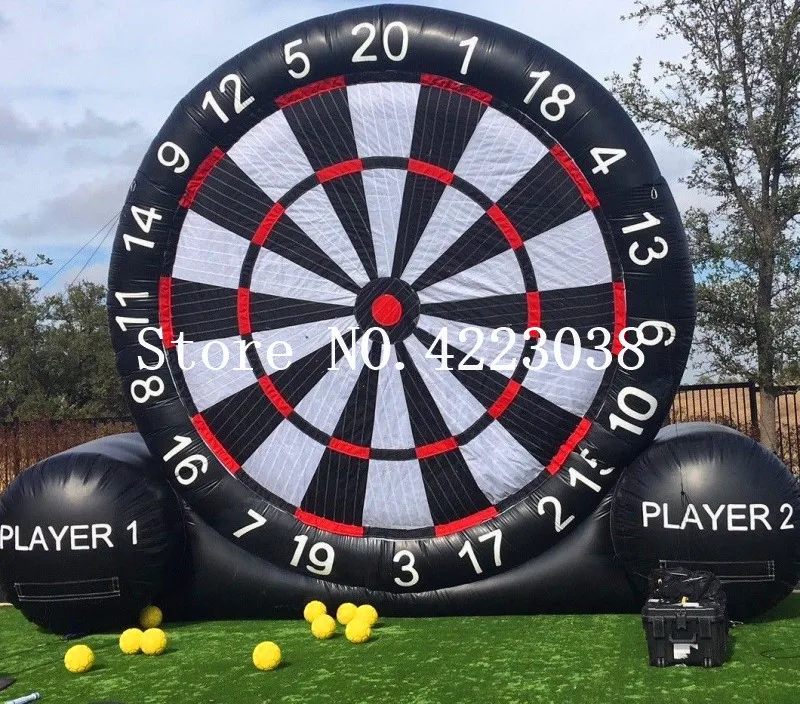 Free Shipping 4m/13ft Giant Soccer Inflatable Dart Board Foot Darts For Sale | Игрушки и хобби