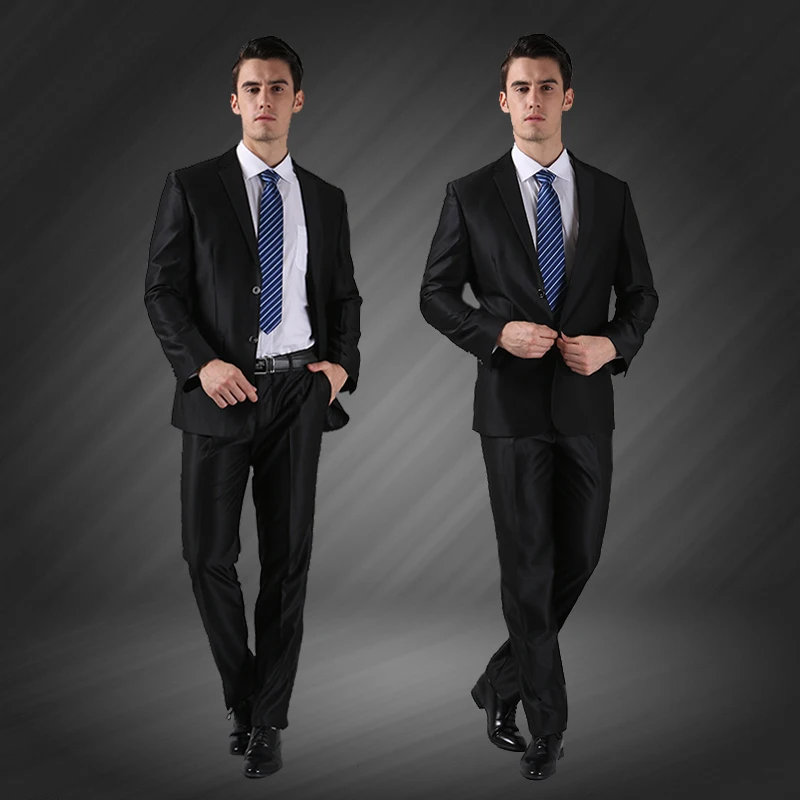 2 шт. ( куртка + брюки ) мужчины свадьба жених много - цвет костюмы марка приталенный