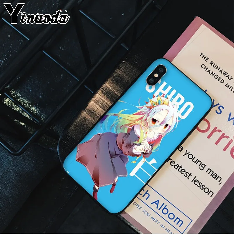 Yinuoda No Game Life черный мягкий резиновый чехол для телефона из ТПУ Apple iPhone 8 7 6 6S Plus X XS MAX