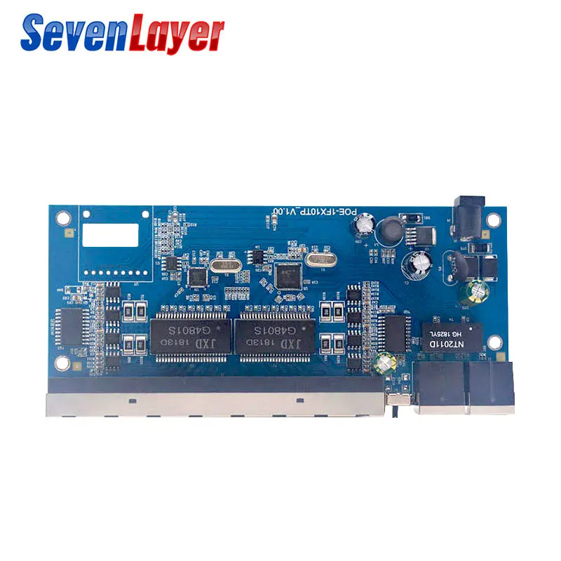 Ethernet коммутатор 10 RJ45 1 SC POE 10/100M волоконно оптический медиа конвертер одномодовый