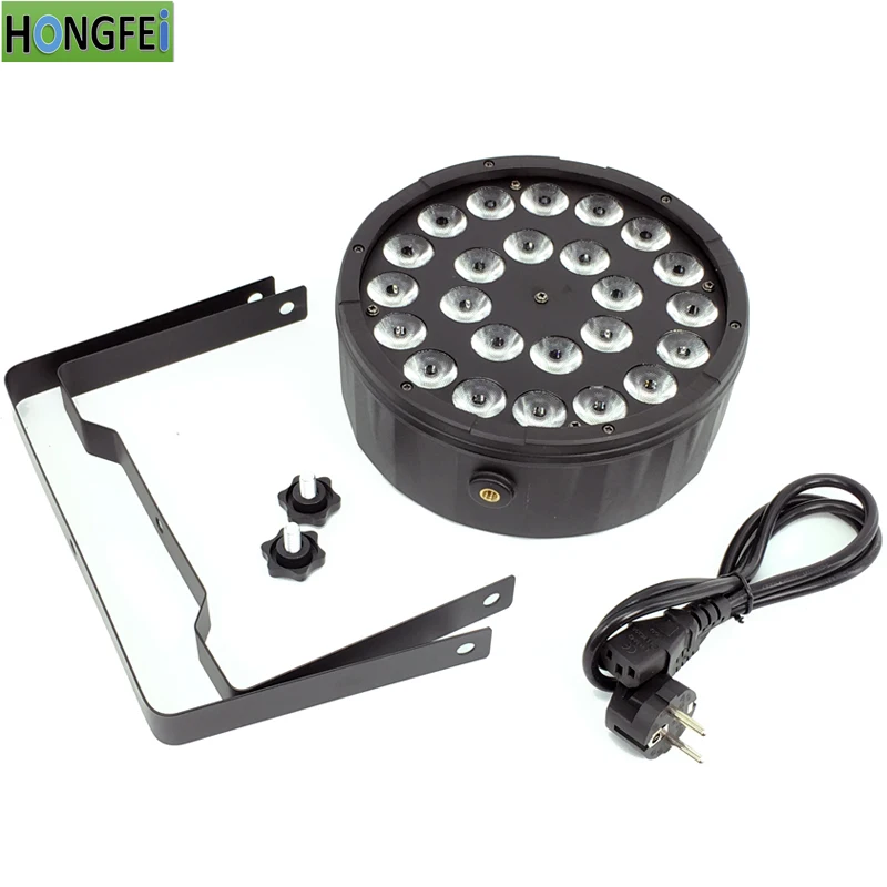 RGBW 4в1 led par Светильник s 24x12 Вт led плоский par Светильник dmx512 профессиональный сценический крашенный светильник s