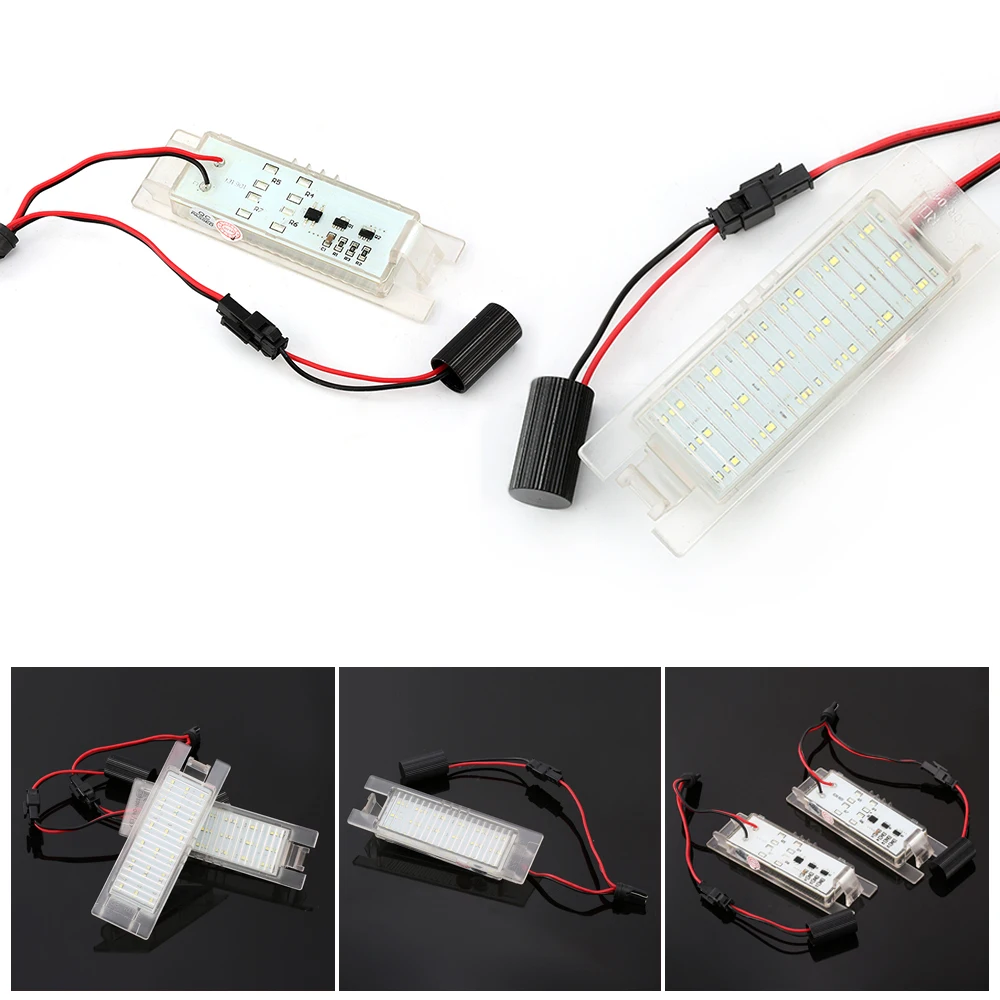 2 шт Автомобильные светодиодные номерные знаки светильник для Защитные чехлы