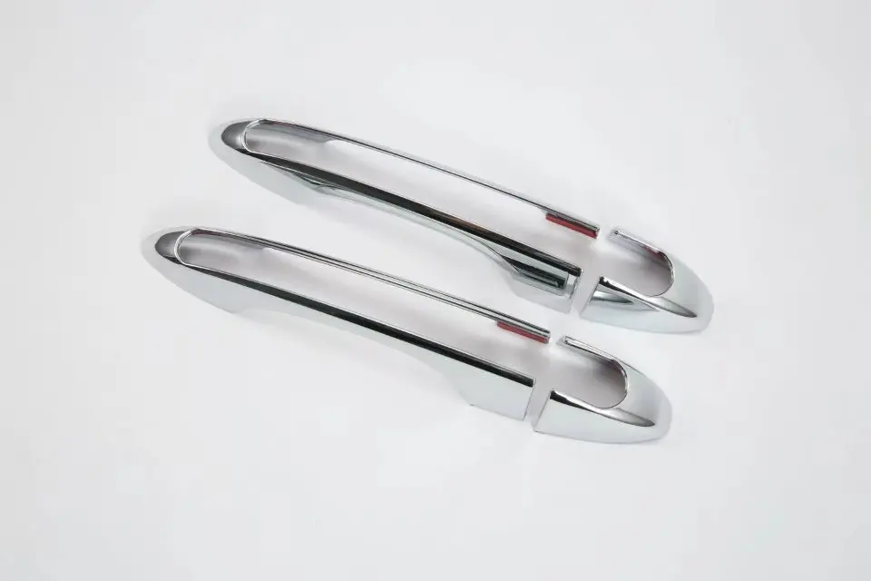 One Set Luxurious ABS Chrome Side Door Handle Bowl Protector Cover Trim For Jeep Compass 2017 Exterior Car Styling | Автомобили и