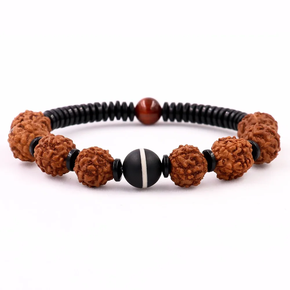 Браслет в этническом стиле с бусинами виде Тигрового Глаза|stretch bracelet|bracelet for menfor