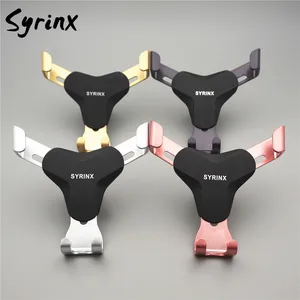 syrinx universal air vent in car holder phone stand for iphone x xiaomi samsung huawei mate 10 lite gravity auto mobile support free global shipping