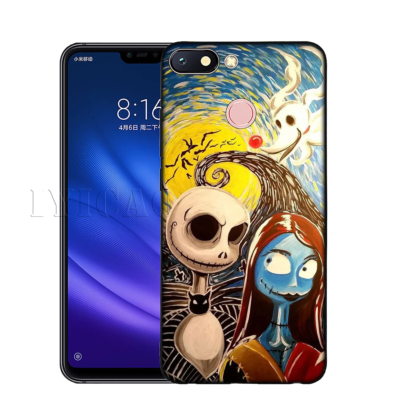 IYICAO кошмар Тим Бертон Хэллоуин Джек мягкий чехол для телефона Xiaomi Mi 10 9 9T CC9 CC9E 8 SE A3