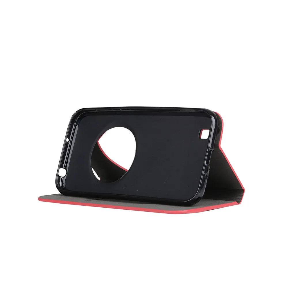 Роскошный лаконичный Чехол кошелек из искусственной кожи для Asus Zenfone Zoom ZX551ML