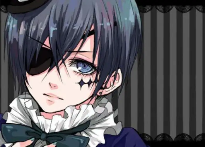 Черный Дворецкий Ciel Phantomhive Косплей Черный глаз патч тени косплей реквизит