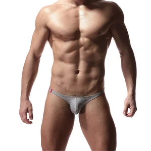 С низкой талией для мужчин, хлопковые трусы, сексуальное соблазнительное нижнее белье, трусы с карманом для пениса, сексуальное нижнее белье для мужчин