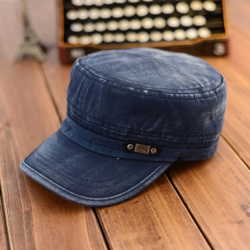

Unisex Women Men Classic Adjustable Army Plain Hat Cadet Military Baseball Hat Sport Running Cap
