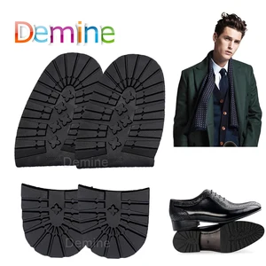 Мужские кожаные ботинки, на толстой резиновой подошве, в деловом стиле, с нескользящей подошвой