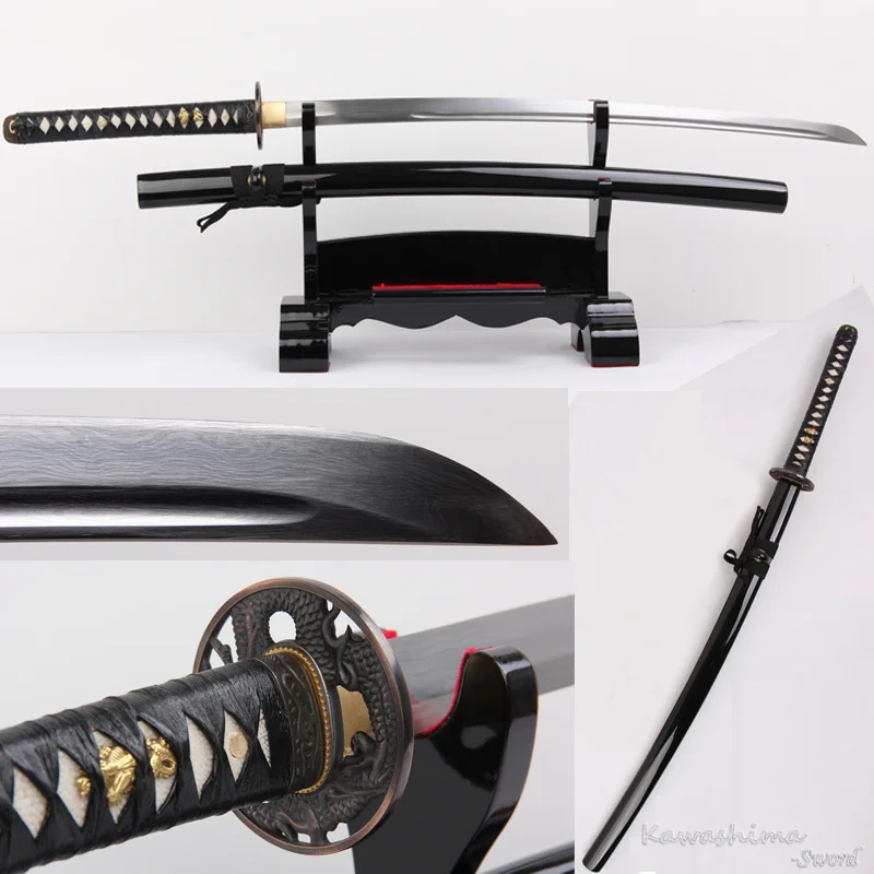 Японский самурайский меч катана Dragon кованая Дамасская сталь острота для резки