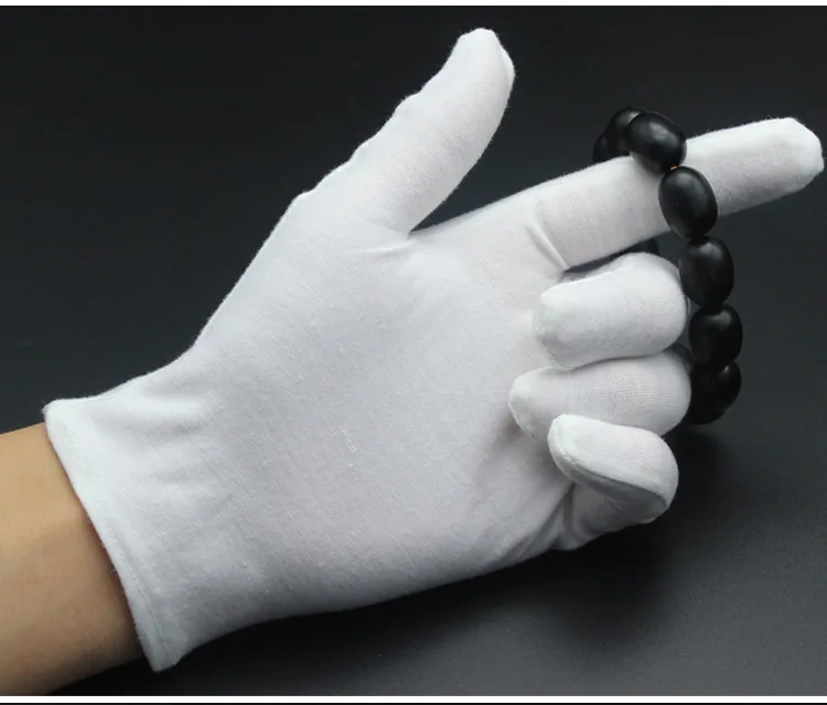 Бытовые перчатки инструменты для уборки дома рабочие и сада хлопковые белые 10