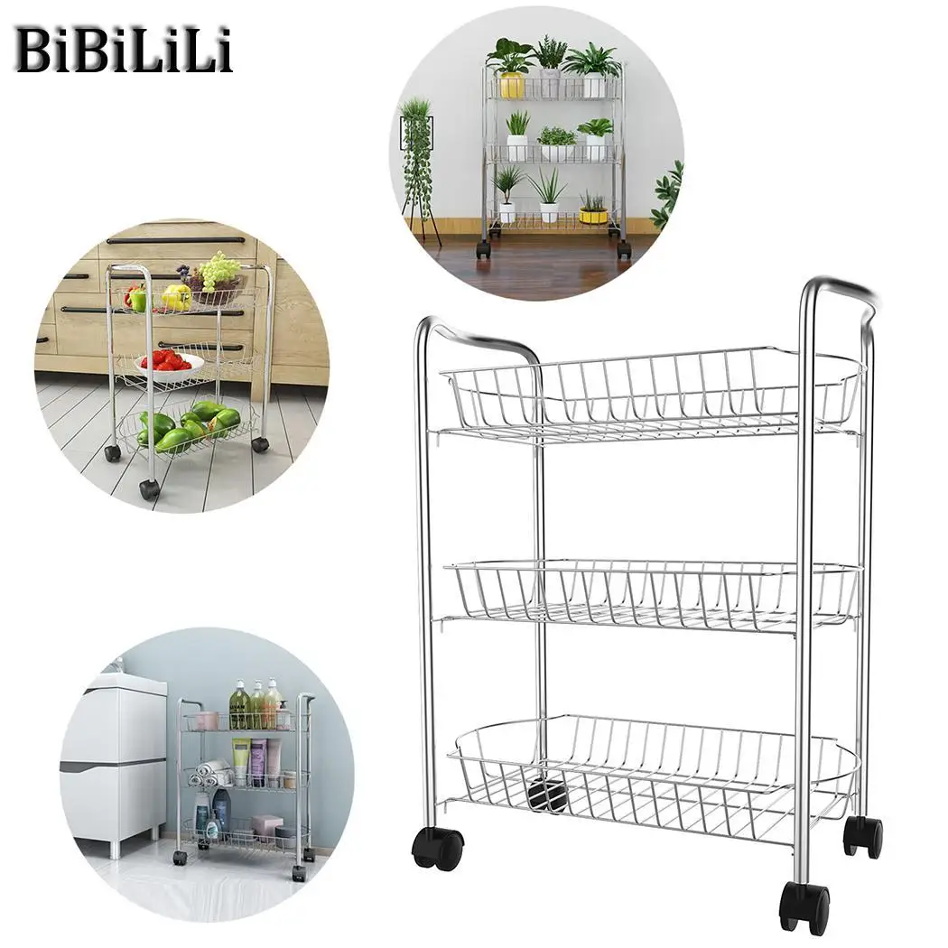 Жилая 6 см проволока 4 с стойка полка Кастер кухня 1 Органайзер дюймовый кухонный