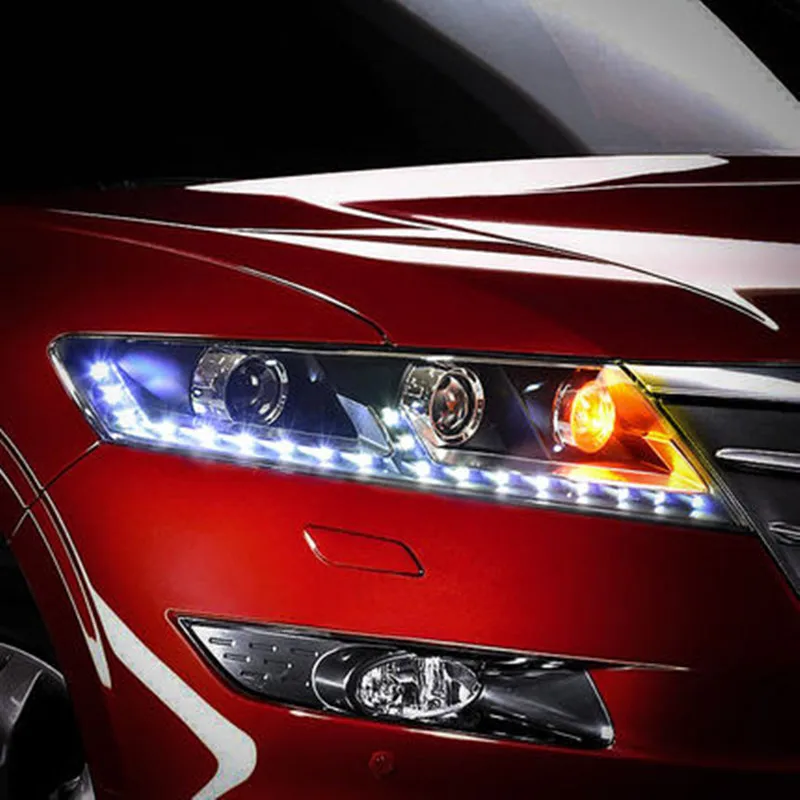 Орлиные глаза фара для Honda Crosstour фары 2011 2012 проектор линзы фары
