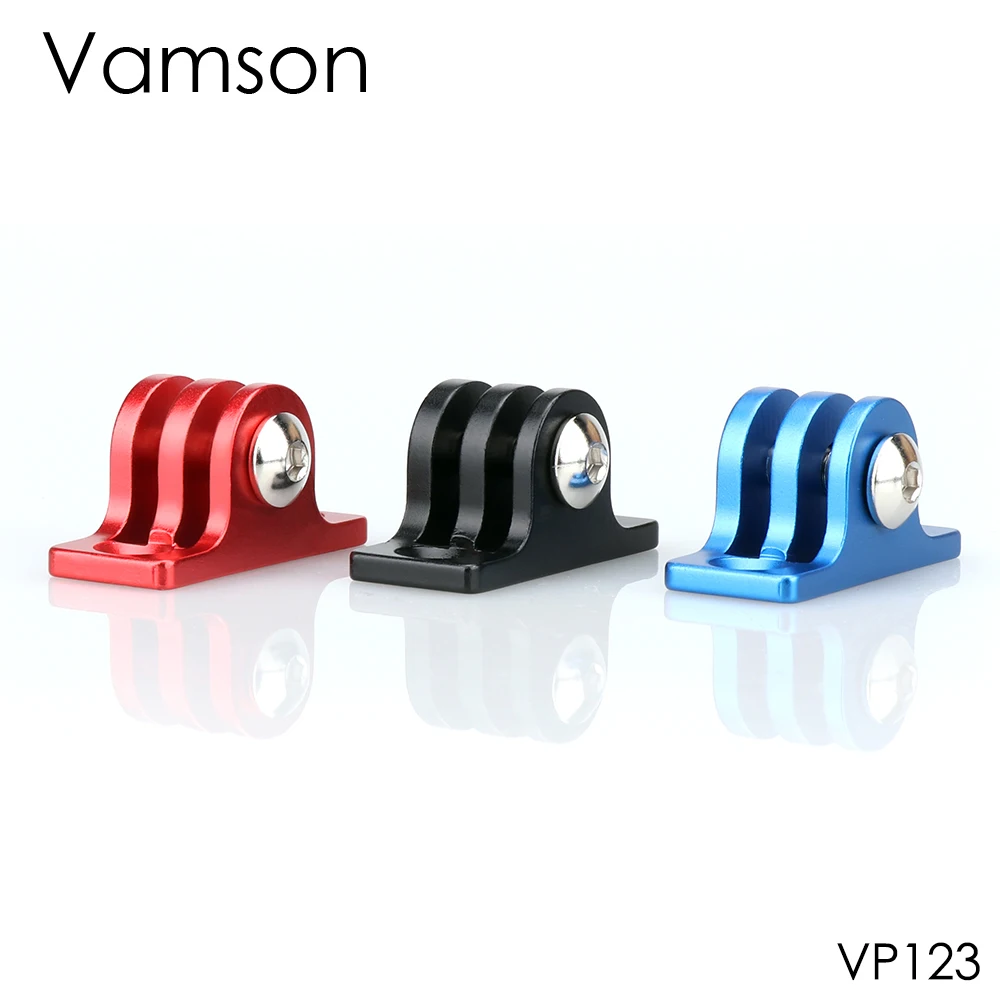 

Vamson Accessories for GoPro Hero 8 7 6 5 4 CNC Aluminum Alloy Tripod Adapter Mount for Yi 4K for SJCAM Sport Camera VP123