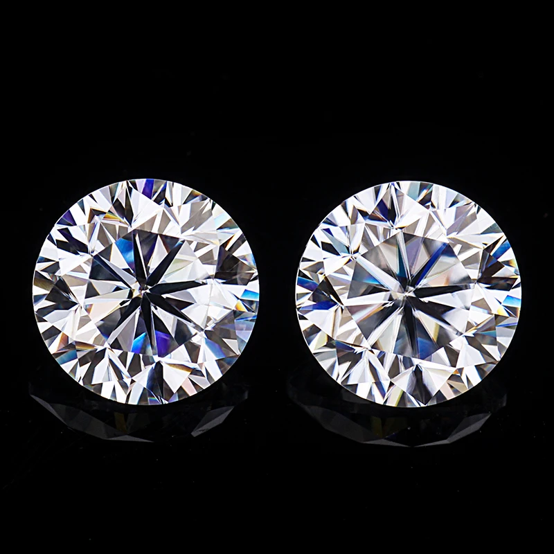 

Round Brilliant Cut 0.5ct 5.0mm EF White Color VVS1 Test Positive Moissanites Diamond for jewelry Moissanites Loose Stone