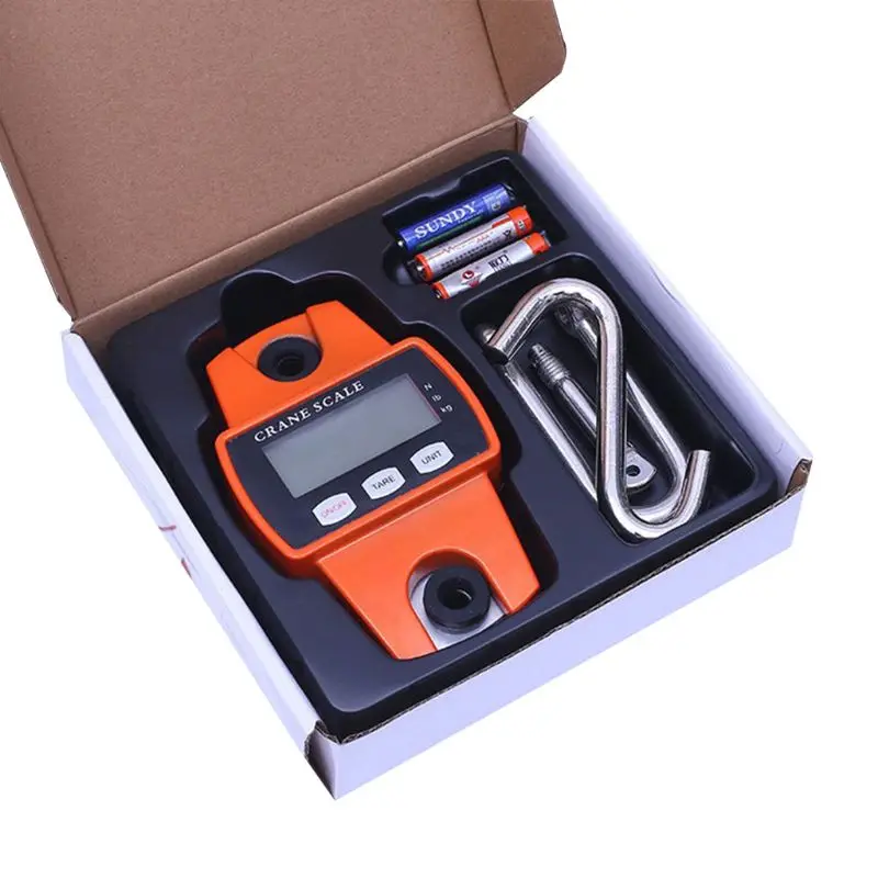 Электрический крюк весы Висячие Цифровые с разборным s-крюк фунтов кг Единица для
