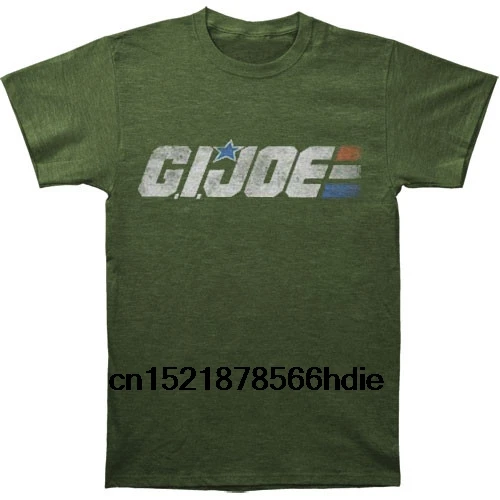 Gildan funny t shirt men novelty tshirt G.I. Joe GI Retro Logo T-shirt | Мужская одежда