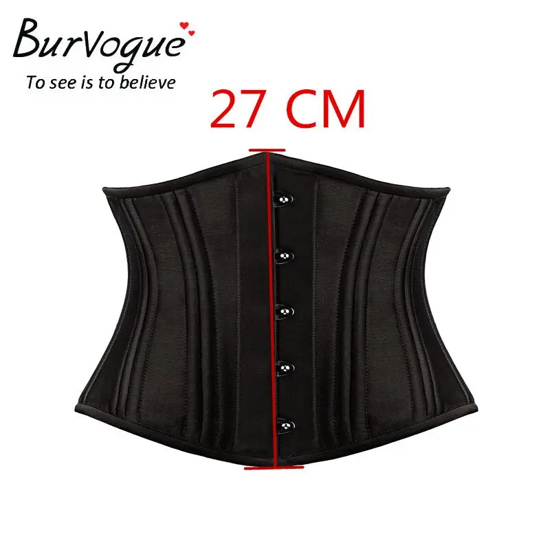Женский корсет Burvogue утягивающий Талию из атласа корсет|corset bustier|corset underbuststeel boned