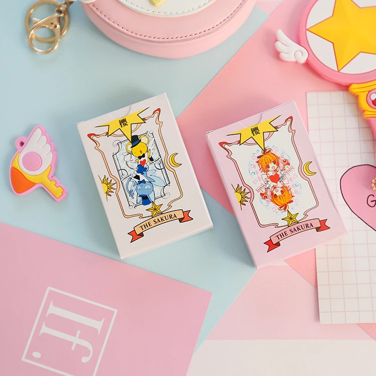 54 листа/уп наклейки для ногтей комплект Аниме Драконий жемчуг Z Card Captor Sakura покер