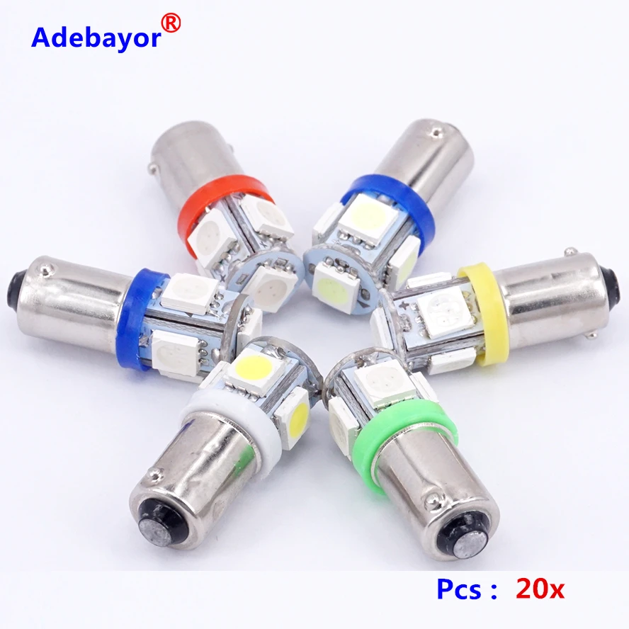 20 X T11 BA9S 5 SMD 5050 светодиодный ные светильник пы 5SMD T4W 1445 Q65B H6W 182 53 57 автомобильные
