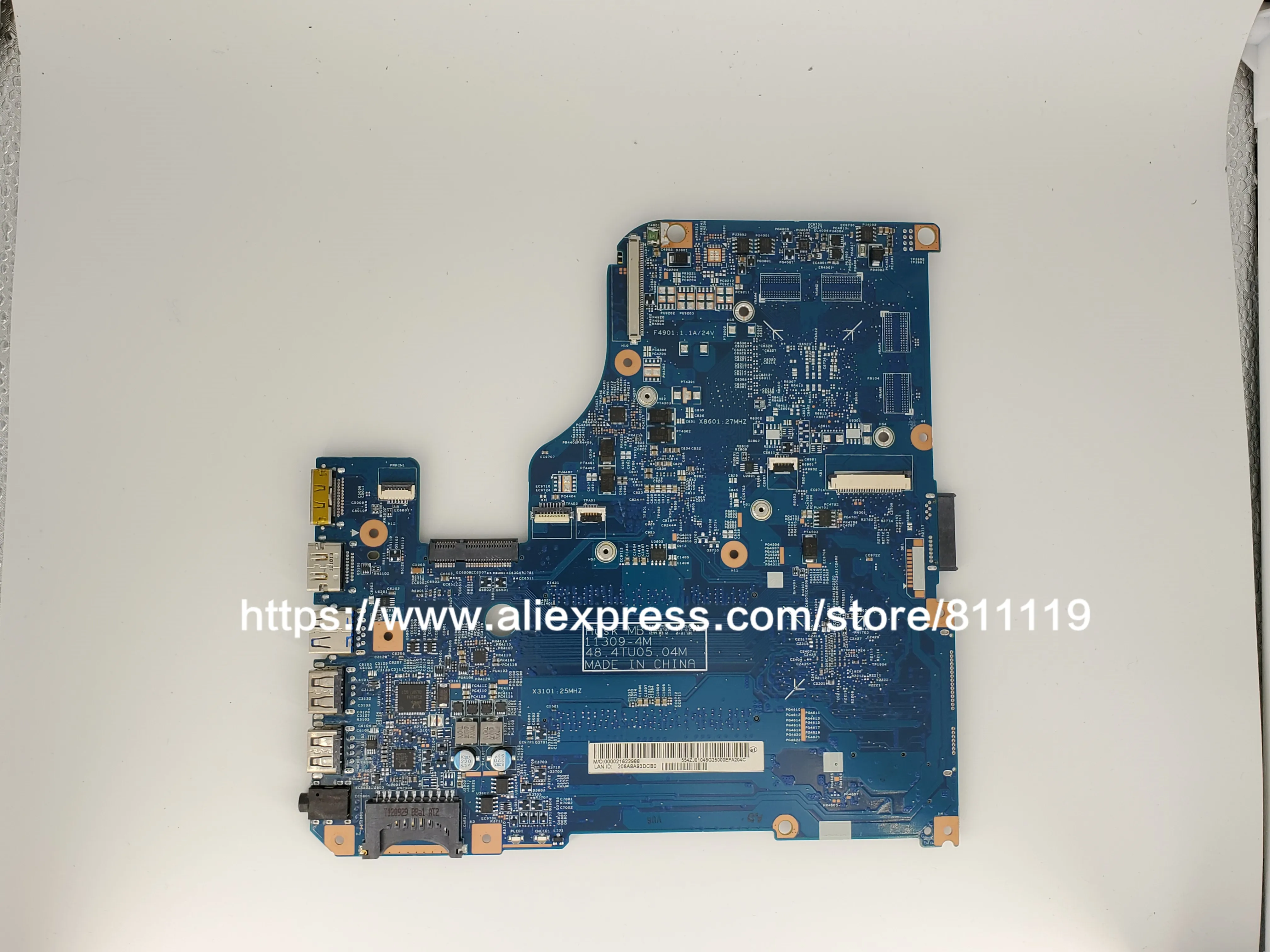 Yourui для Acer aspire V5 531 431 Материнская плата ноутбука основная с Pentium 987 Процессор
