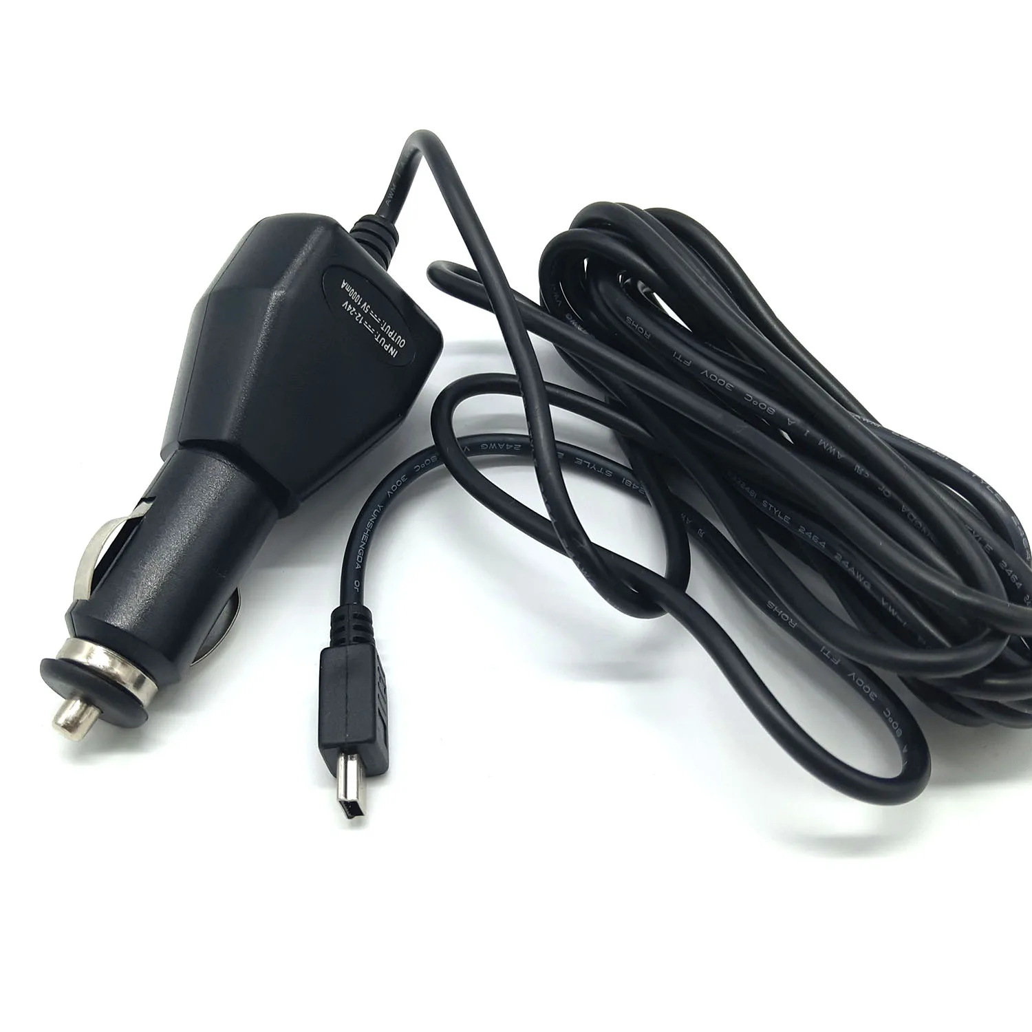 9 футов автомобильное зарядное устройство длинный шнур для GARMIN nuvi 1350 1450 2360 2505 2507