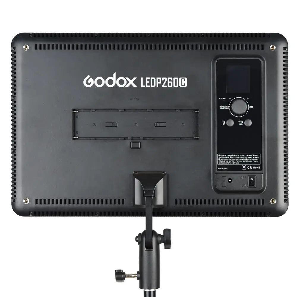 Godox фотостудия ультра тонкий LEDP260C 3300K ~ 5600K студийный видео непрерысветильник