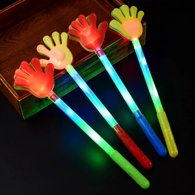 

480pcs Clap Your Hands LED Flashing Wand Sticks Light Up Kids Girls Cheering Props Glow Party Supplies Christmas New Year ZA5659