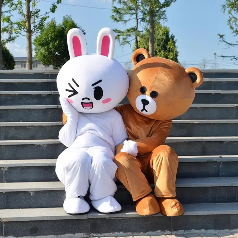 Новый костюм талисмана для взрослых из пенопласта роскошный коричневый медведь