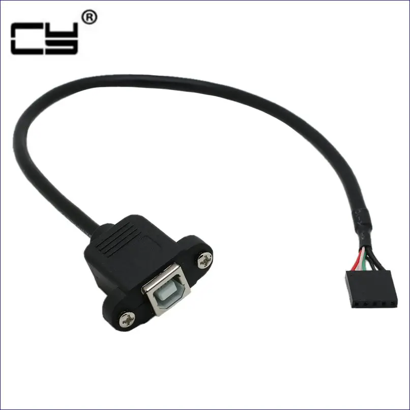 Панельное крепление для принтера с гнездом USB 2 0 B типа Мама до шага мм 5 Контактный