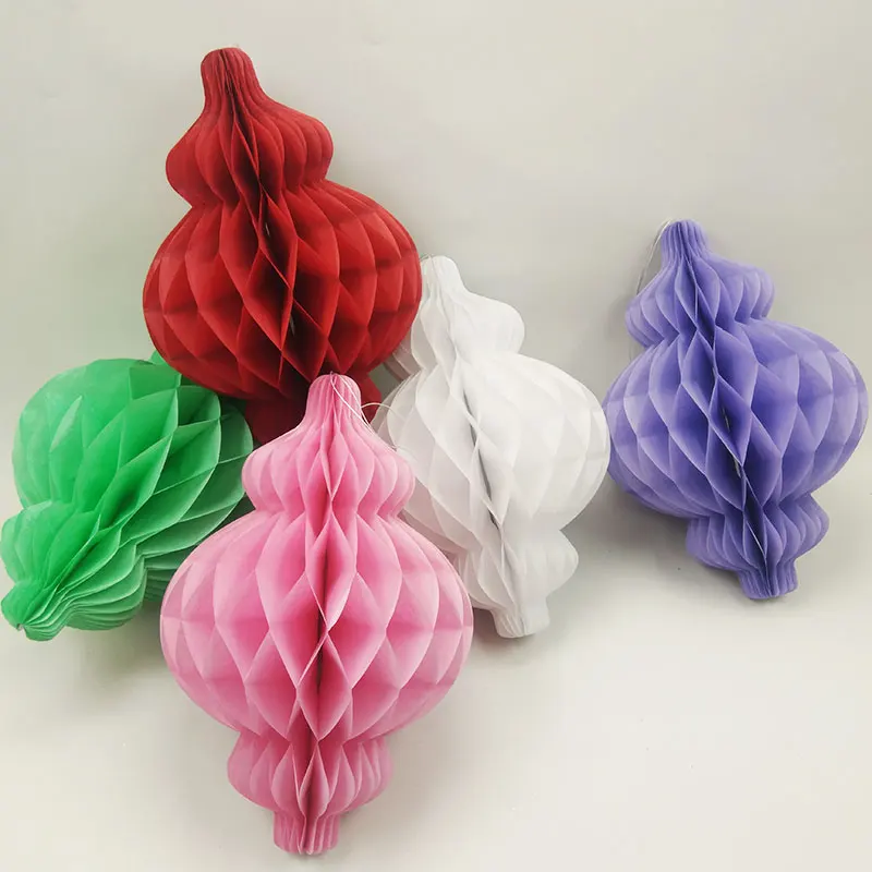 1 шт. тыквенный мяч с бумажными сотами подвесной бумажный фонарик вечерние