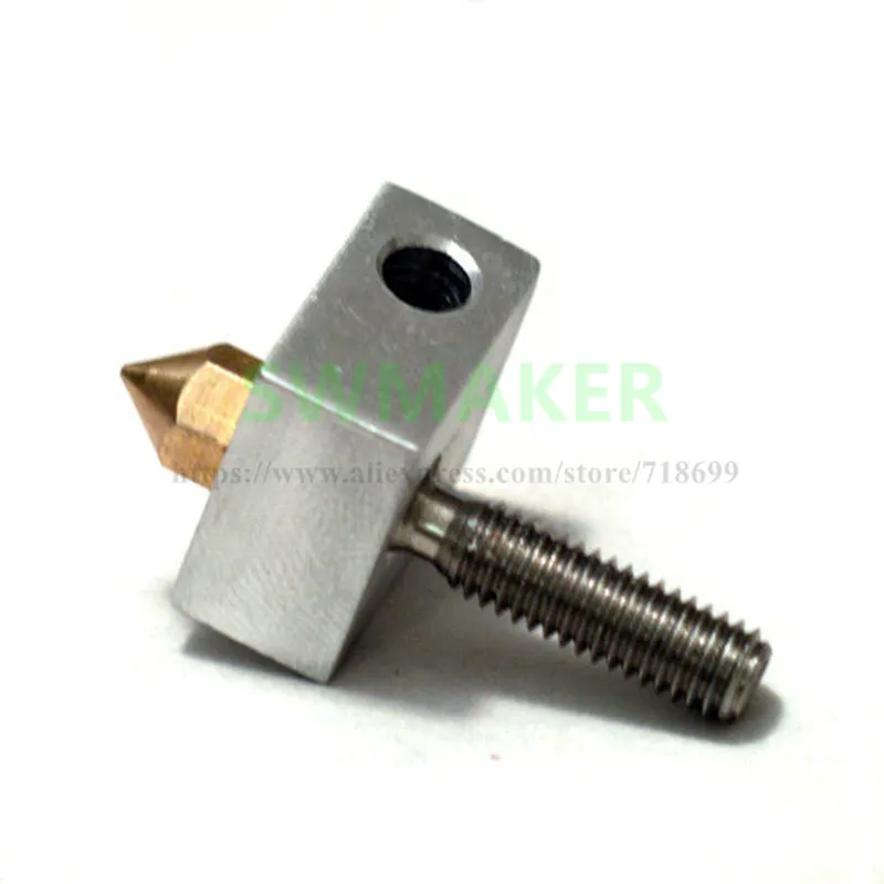 Форсунка для экструдера 3D принтера печатающая головка + горловина сопла