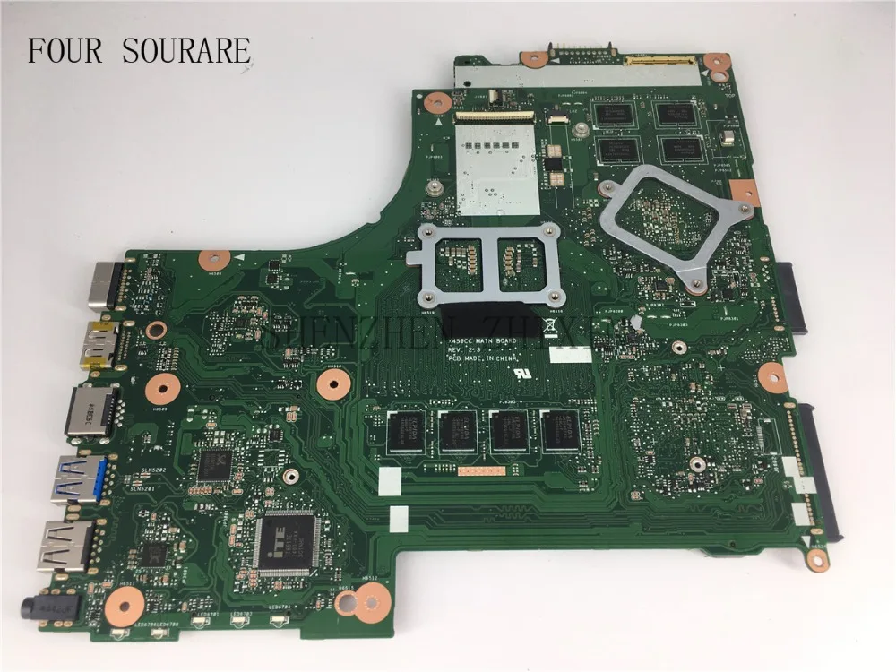 Материнская плата Four sourare для ASUS X450CC X450C F450V материнская ноутбука процессор 4 Гб