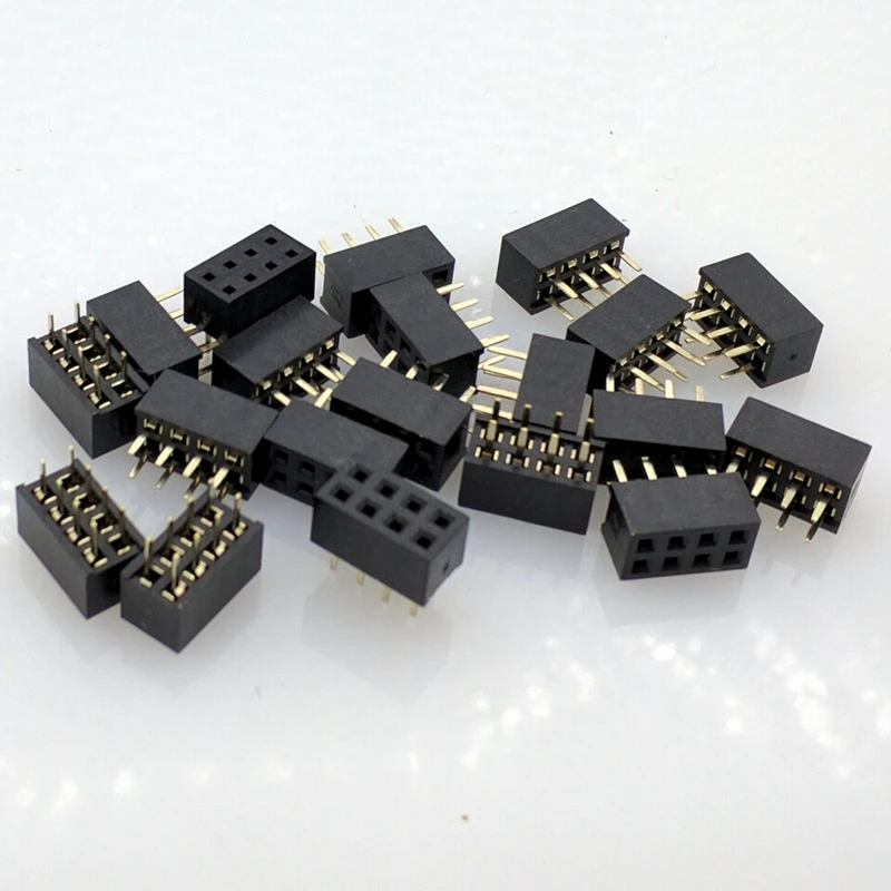 

4Pins Double row line socket outlet Female 2.0mm spacing ribbon cable socket 20pcs/lot