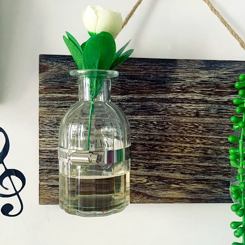 American Village Plant Water Culture Home Decor Figurines Creative Double Hydroponic Bar Study Office Wall Decorations GIFT | Дом и сад