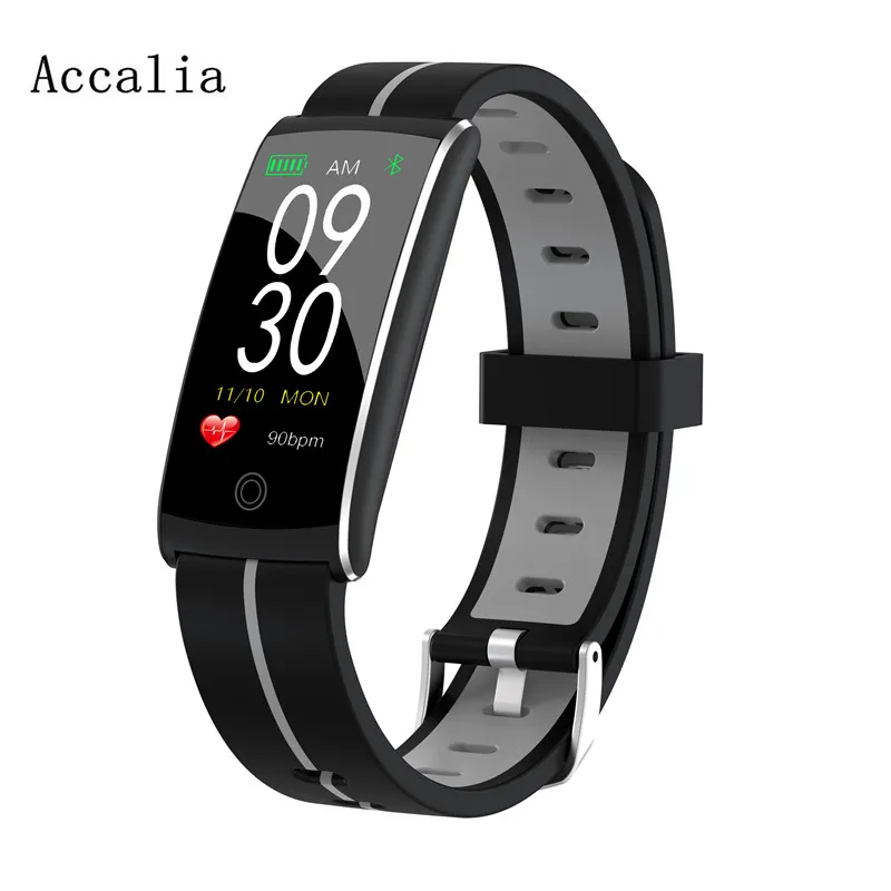 Accalia Fitness tracker JW2.0 Men Women Watch Activity Tracker wristband Heart Rate Blood Pressure | Электроника