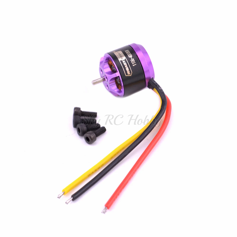 1106 4000KV 3-4S миниатюрный бесщёточный электродвигатель для 60 мм 70 мм 80 мм 90 мм 100 мм FPV RC гоночный Дрон Мультикоптер DIY запасные части