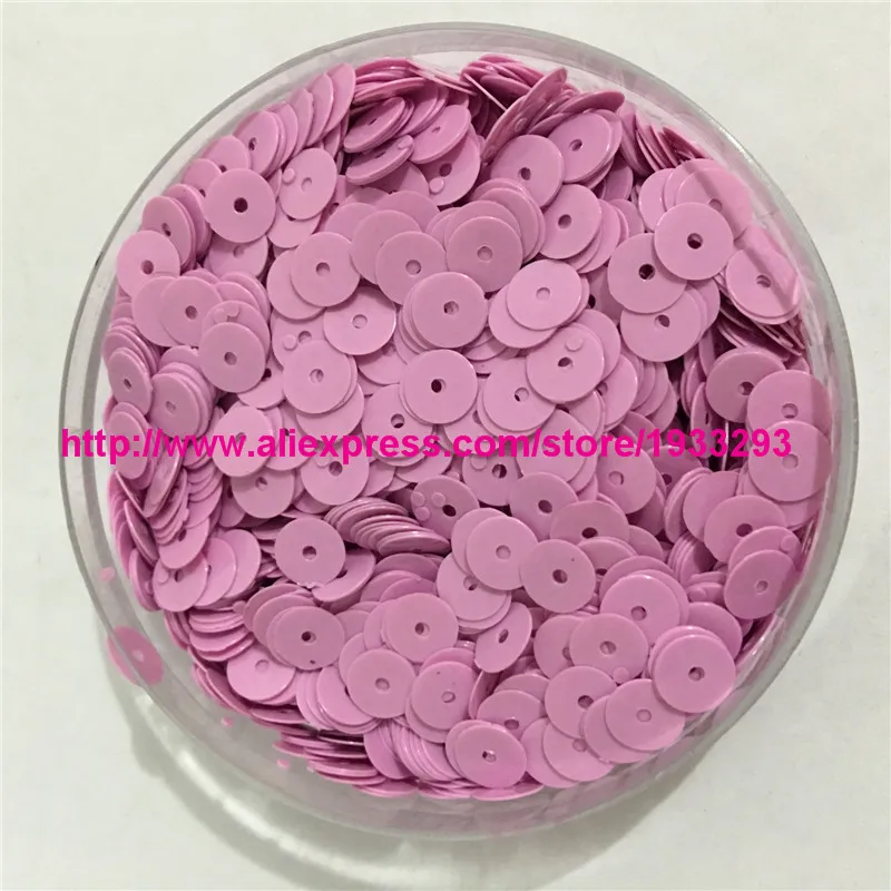 2000 шт./8000 шт. однотонные блестки Lila 6 мм плоские круглые свободные пайетки для