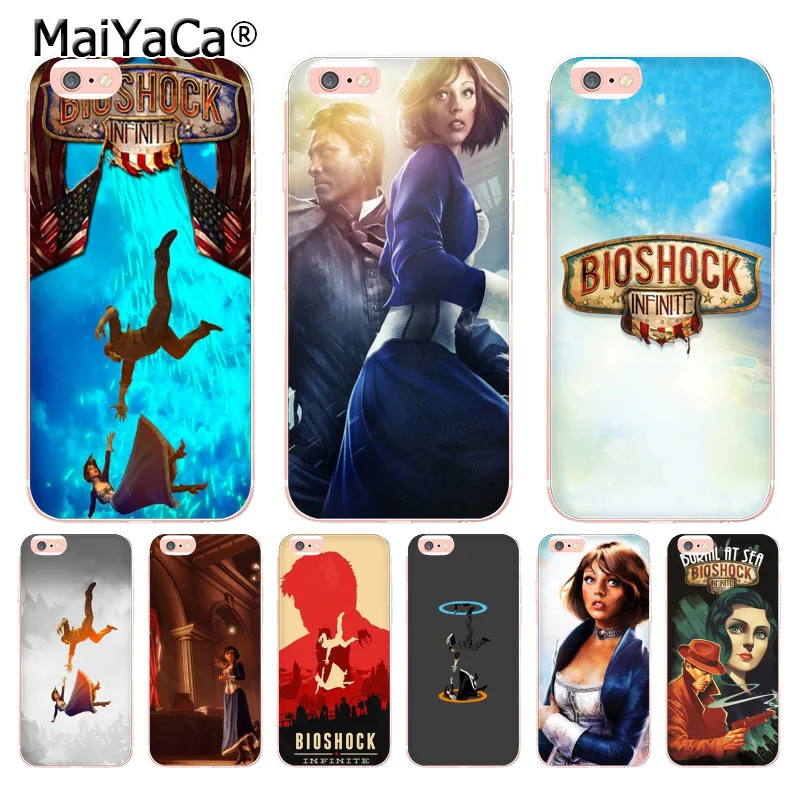 Мягкий ТПУ чехол MaiYaCa Bioshock Infinite для iPhone 8 7 6 6S Plus X 5 5S SE xs xr 11pro max | Мобильные телефоны