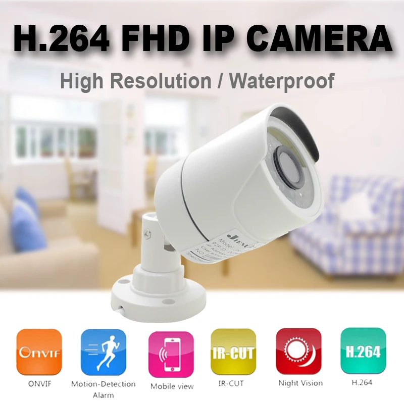 Ip камера видеонаблюдения JIENUO 720P 960P 1080P HD водонепроницаемая|Камеры