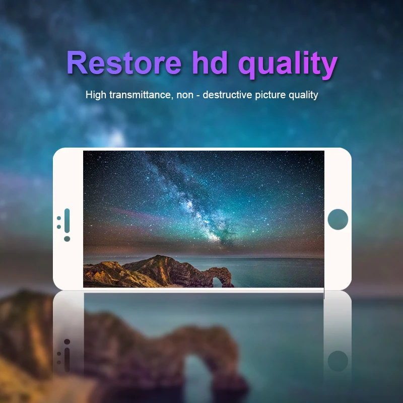 3D полное покрытие прочное бокалы для Apple iPhone 7 plus закаленное Стекло X i8 i7 i6 i6s плюс
